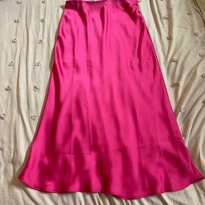 Forever 21 Satin Midi skirt